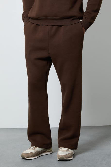 Brown Straight Leg Joggers - Image 1