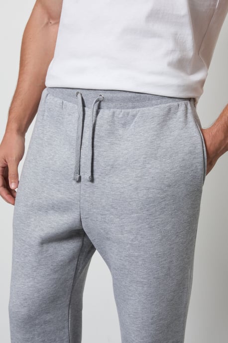 Grey Marl Straight Leg Joggers - Image 4