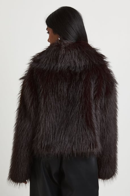 Faux Fur Collared Jacket - Image 2