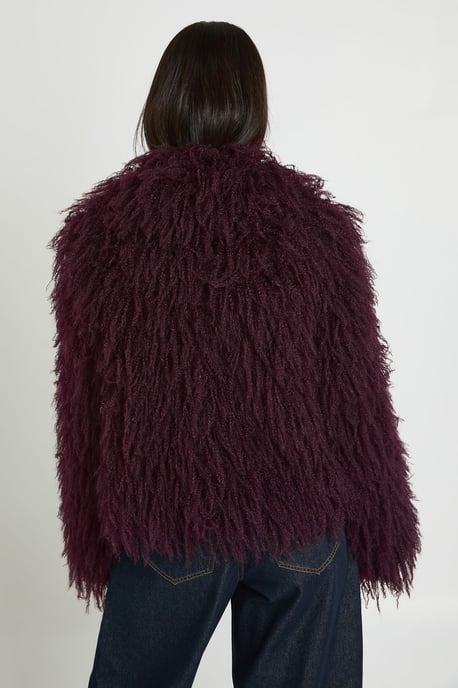Shaggy Faux Fur Jacket - Image 2
