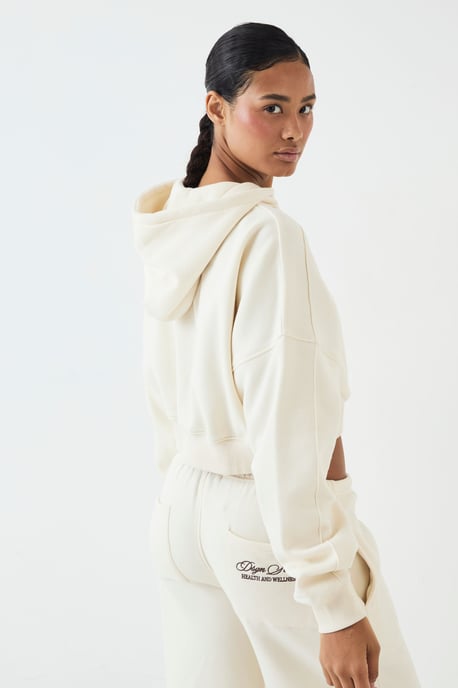 DSGN Studio Health & Wellness Boxy Crop Hoodie - Image 3