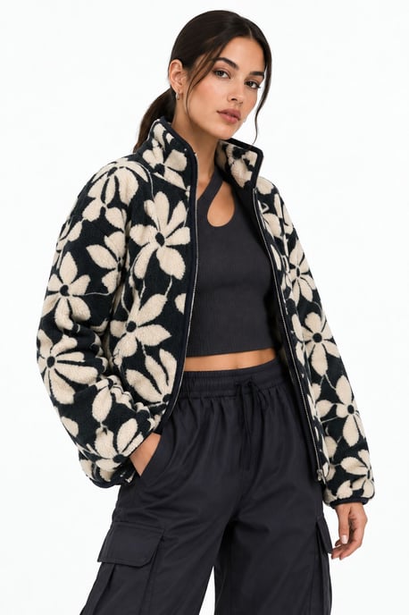 Women's Cotton-Blend Sweatshirt - Image 3