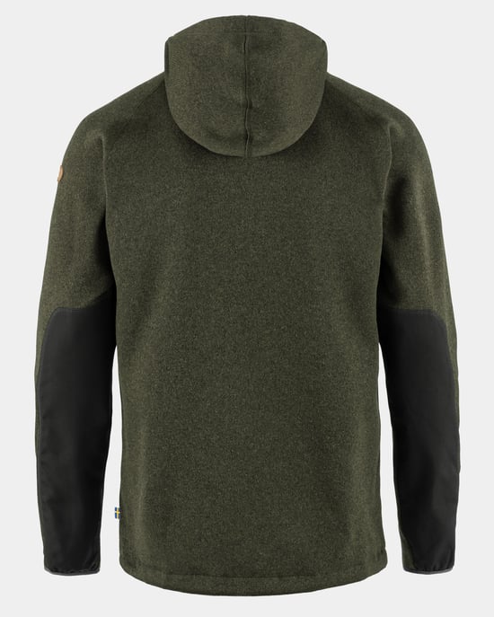Long Sleeve Hoodie in Olive - Image 1