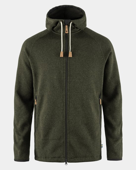 Long Sleeve Hoodie in Olive - Image 2