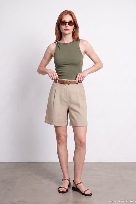 Linen Shorts - Image 1