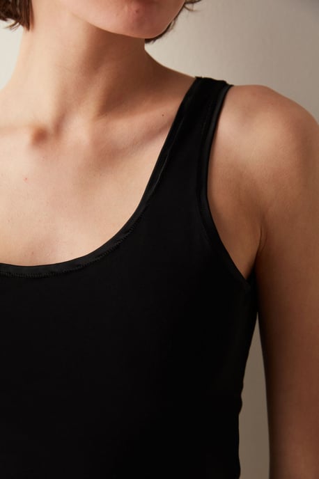 Women’s Cotton-blend Adjustable Strap Cami - Image 4