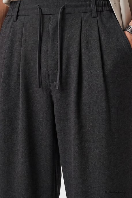 Men's Viscose Blend Trousers - Image 2