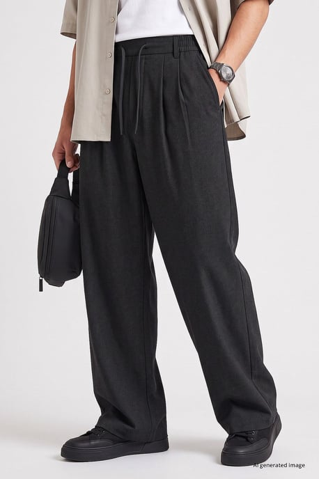 Men's Viscose Blend Trousers - Image 3