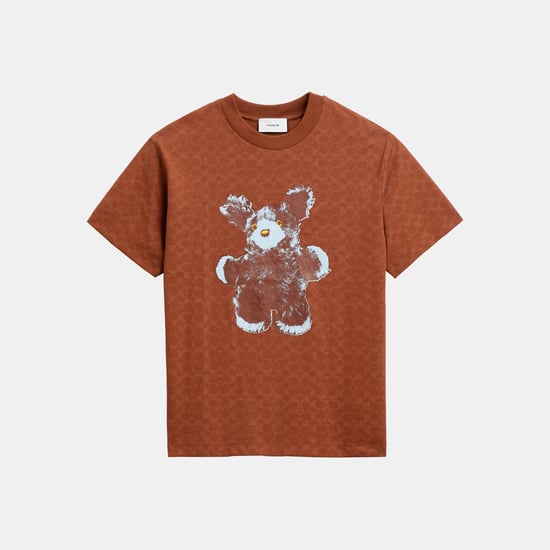 Fuzzy Signature Relaxed T-Shirt - Image 1