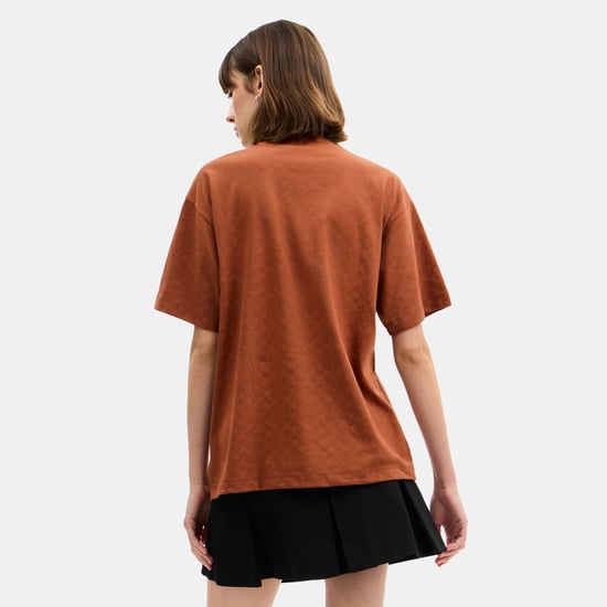 Fuzzy Signature Relaxed T-Shirt - Image 3
