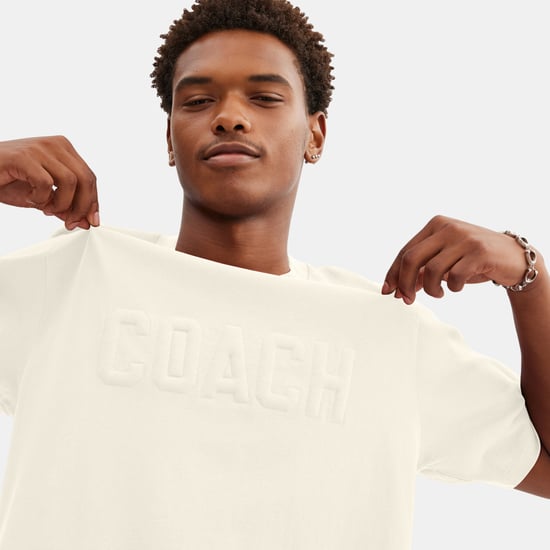 Debossed T-Shirt In Organic Cotton - Image 4