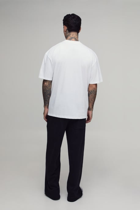 Tall Oversized Blossom Embroidered T-Shirt - Image 3