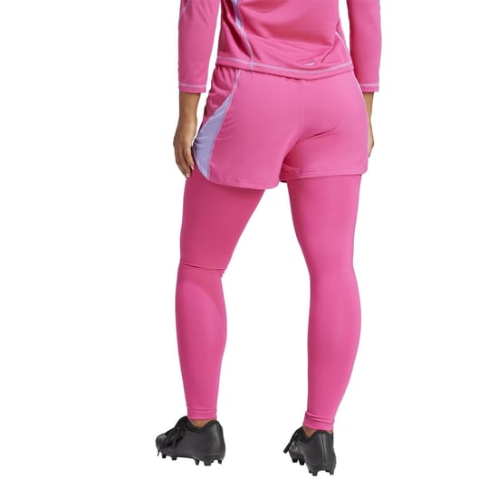 Women's adidas Stitched Fitted Cuff Solid Patterned Leggings in Pink - Image 3