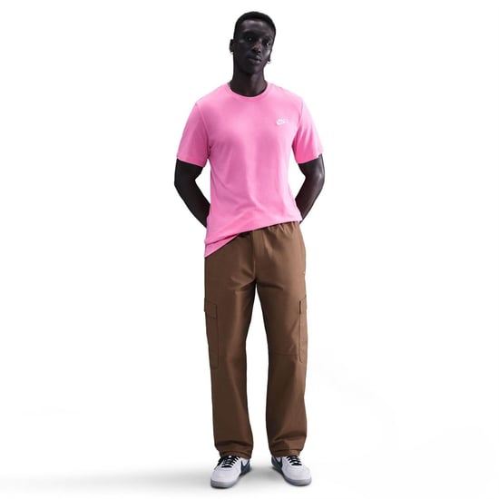 Men's Nike Sportswear Club T-Shirt in Playful Pink - Image 3