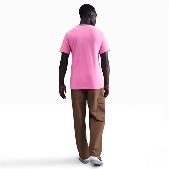 Men's Nike Sportswear Club T-Shirt in Playful Pink - Image 4