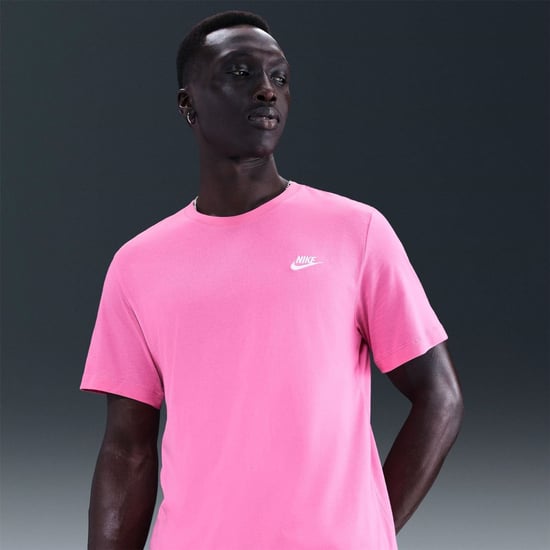 Men's Nike Sportswear Club T-Shirt in Playful Pink - Image 6