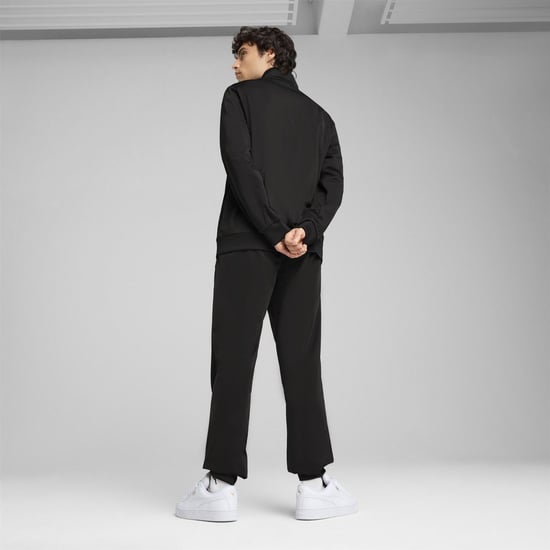 Men's Puma Ess Poly Suit Cl Tracksuit in Black - Image 4