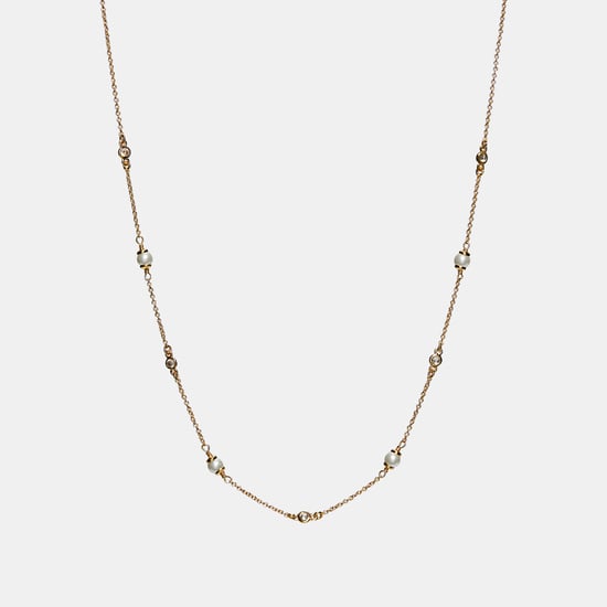 Sculpted C Pearl Necklace - Image 1