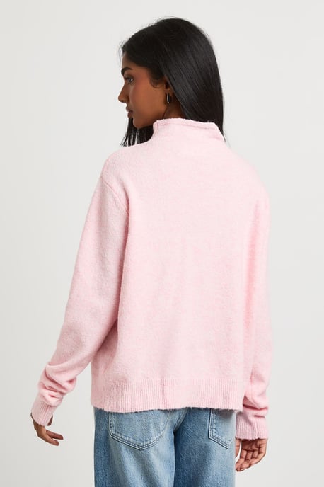 High Neck Button Through Cardigan - Image 2