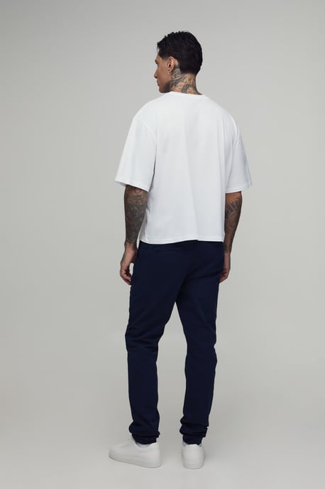 Tall Essential Slim Fit Pleat Front Chino - Image 2