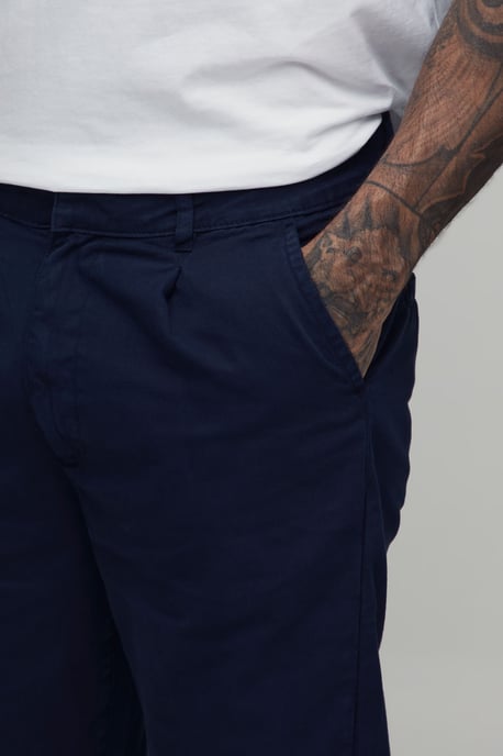 Tall Essential Slim Fit Pleat Front Chino - Image 3