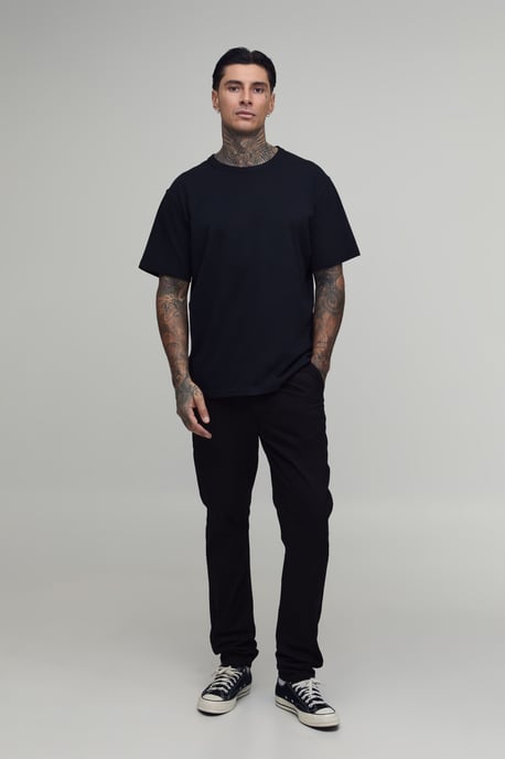 Tall Essential Slim Fit Pleat Front Chino - Image 4