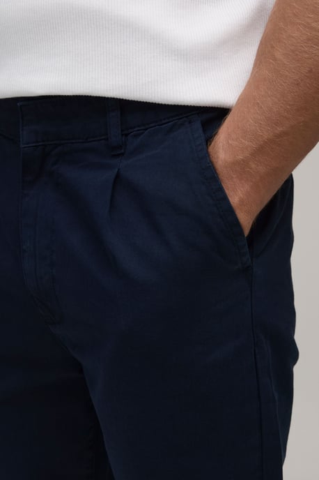 Essential Slim Fit Pleat Front Chino - Image 3