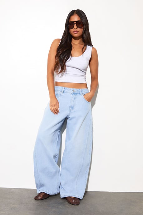The Petite Mid Waist Barrel Jean - Image 2