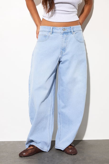 The Petite Mid Waist Barrel Jean - Image 4