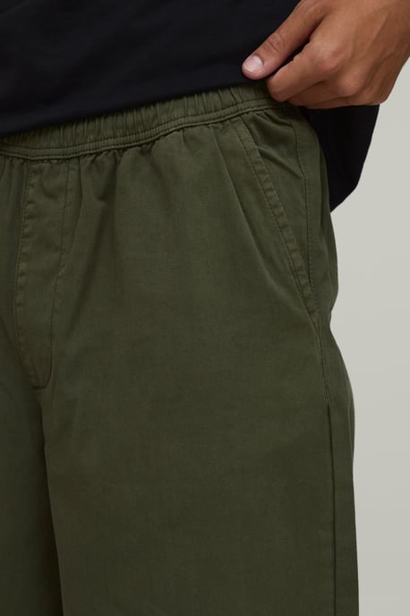 Essential Relaxed Fit Elasticated Waist Chino - Image 3