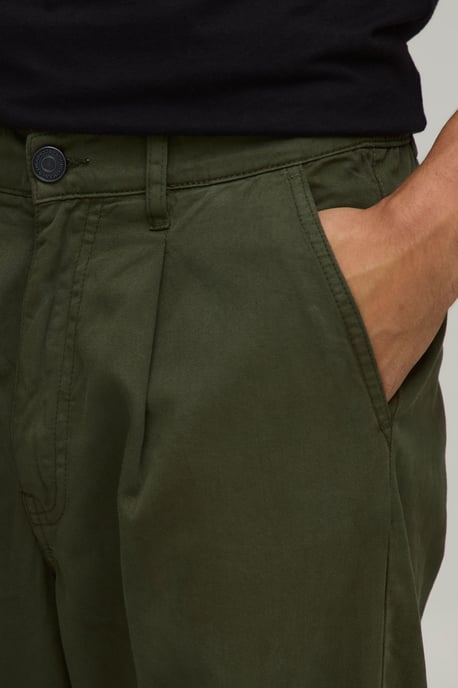 Essential Baggy Fit Elasticated Waist Chino - Image 3
