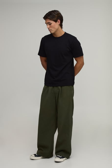Essential Baggy Fit Elasticated Waist Chino - Image 4