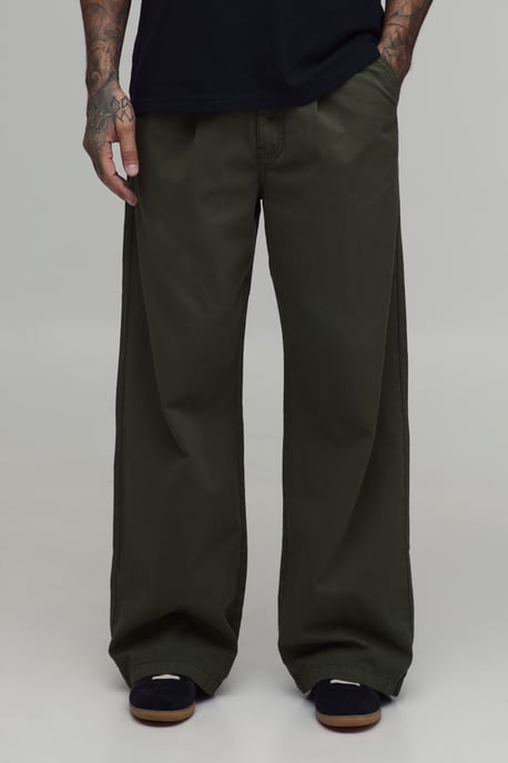 Tall Essential Baggy Elasticated Waist Chino - Image 1