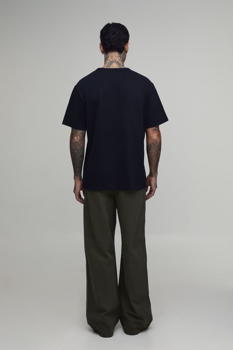 Tall Essential Baggy Elasticated Waist Chino - Image 2