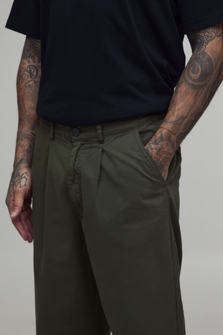 Tall Essential Baggy Elasticated Waist Chino - Image 3