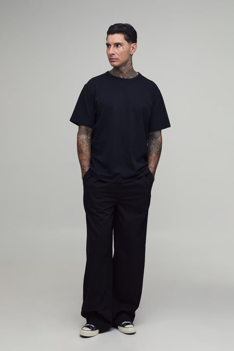 Tall Essential Relaxed Elasticated Waist Chino - Image 4