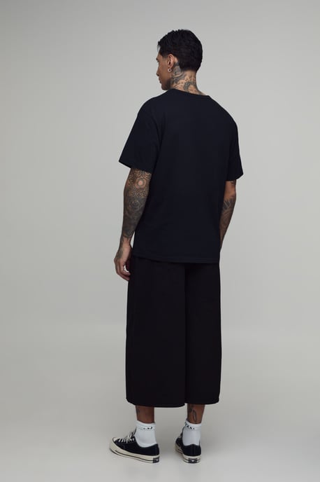 Tall Baggy Fit Gaucho Jort - Image 2