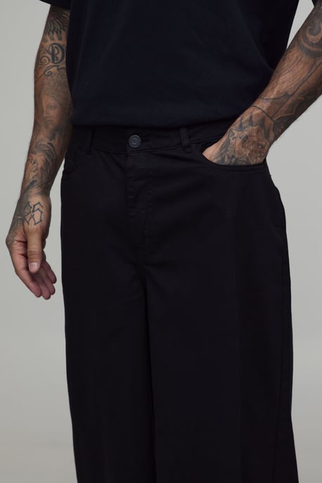 Tall Baggy Fit Gaucho Jort - Image 3