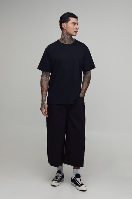 Tall Baggy Fit Gaucho Jort - Image 4