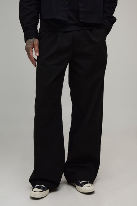 Tall Essential Baggy Elasticated Waist Chino - Image 1
