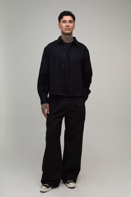 Tall Essential Baggy Elasticated Waist Chino - Image 4
