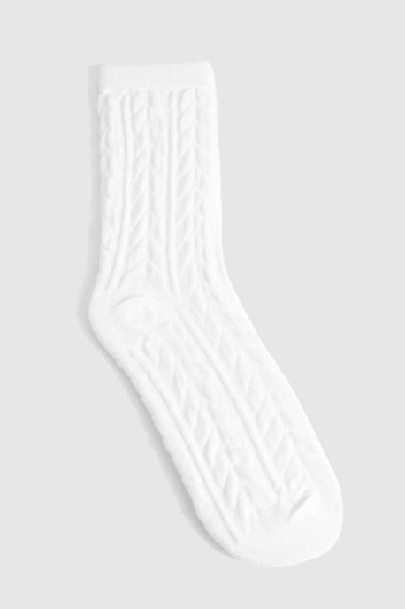 Cable Knit Cosy Socks - Image 1
