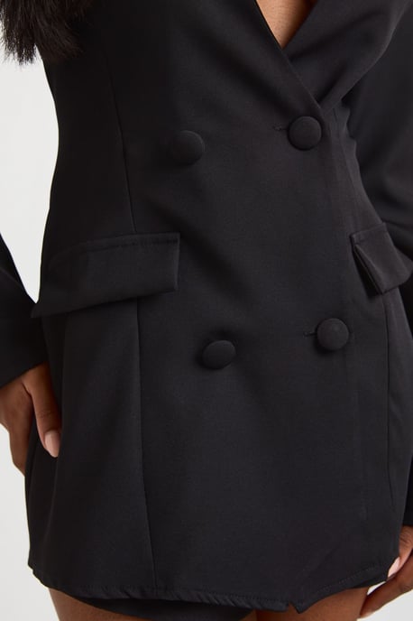 Tailored Skort Long Sleeve Playsuit - Image 4
