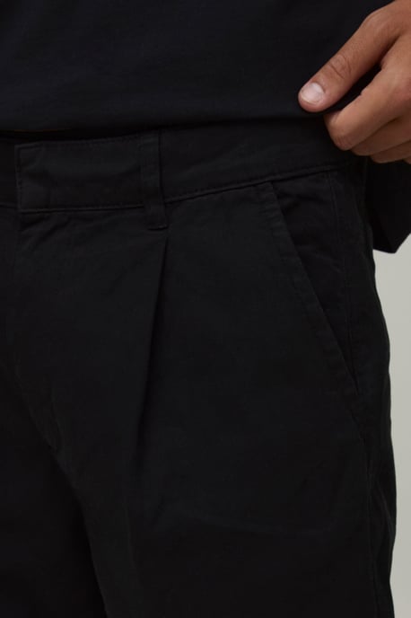 Straight Leg Pleat Front Chino - Image 3