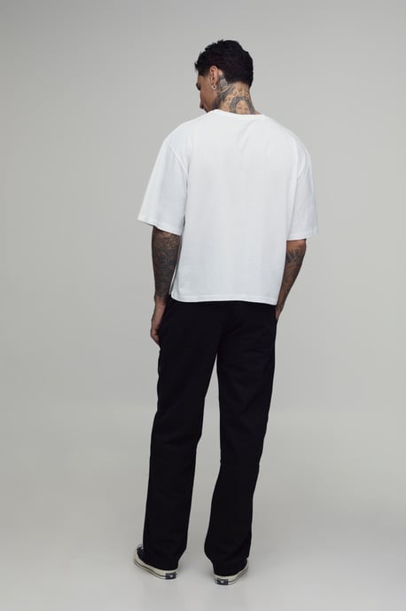 Tall Straight Leg Asymmetric Pocket Cargo Trousers - Image 2