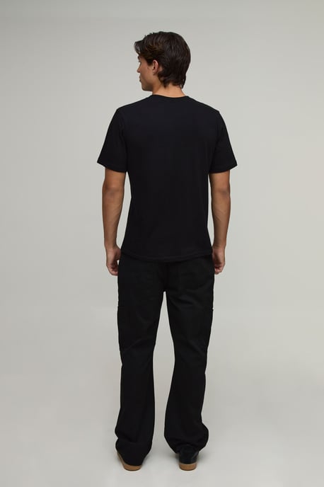 Straight Leg Welt Pocket Cargo Trousers - Image 2