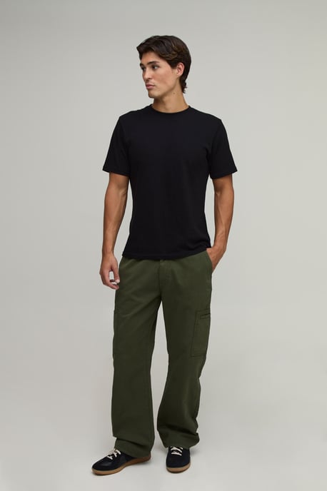 Straight Leg Welt Pocket Cargo Trousers - Image 4