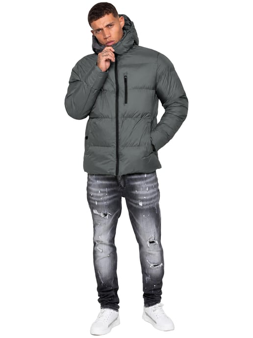 Kruze | Mens Hooded Puffer Jacket - Image 2