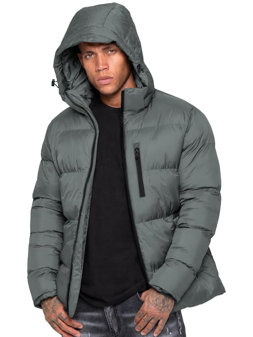 Kruze | Mens Hooded Puffer Jacket - Image 3