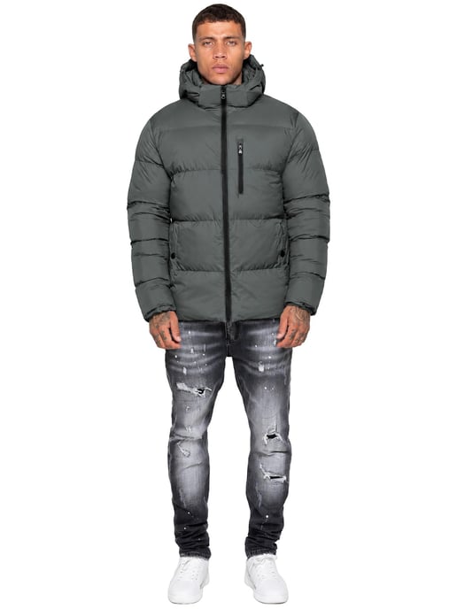 Kruze | Mens Hooded Puffer Jacket - Image 6